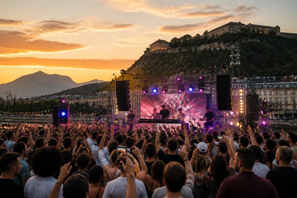 découvrez les événements et concerts organisés par belle elec à grenoble et dans d'autres villes, pour vivre des expériences musicales inoubliables.