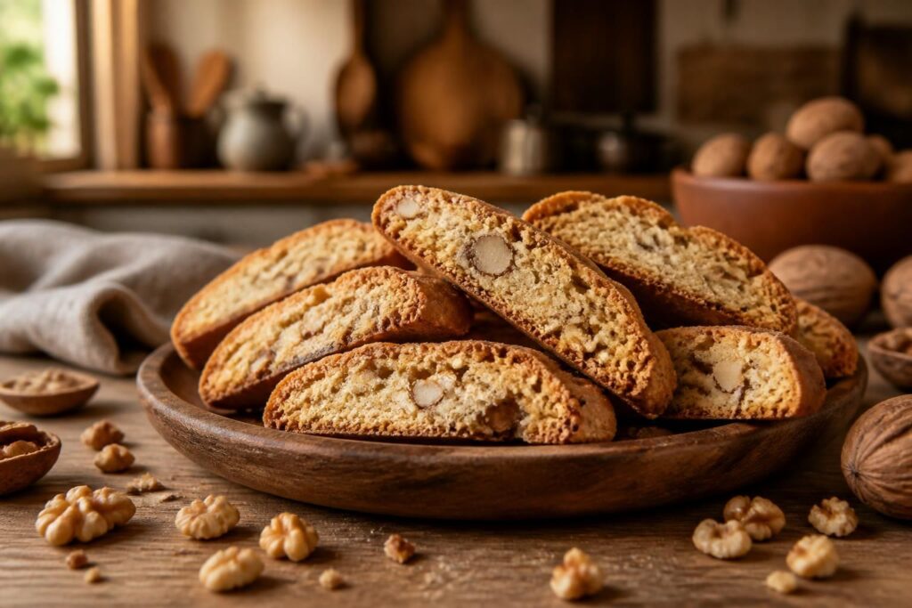 découvrez la recette authentique des croquants aux noix, des biscuits croustillants et savoureux parfaits pour accompagner vos pauses gourmandes.