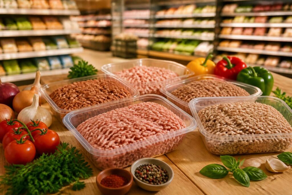 découvrez nos recettes savoureuses à base de viande hachée vegan et les marques disponibles en grande distribution pour un repas 100% végétal et gourmand.